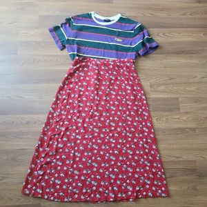 90s  Maxi Floral Skirt
